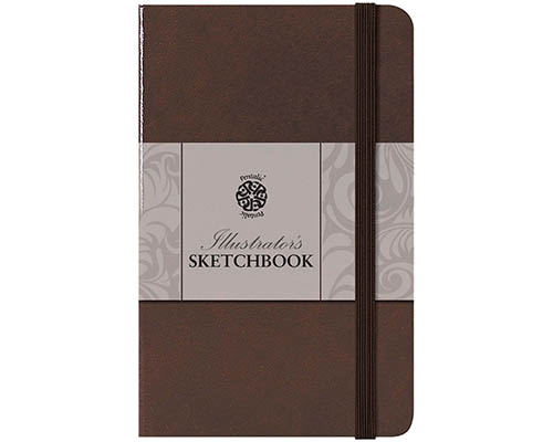 Pentalic Illustrator's Sketchbook Mocha 60lb. 5.5"X3.5"