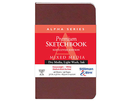 Stillman & Birn Alpha Series Softcover Sketchbook - 3.5 x 5.5 in. 
