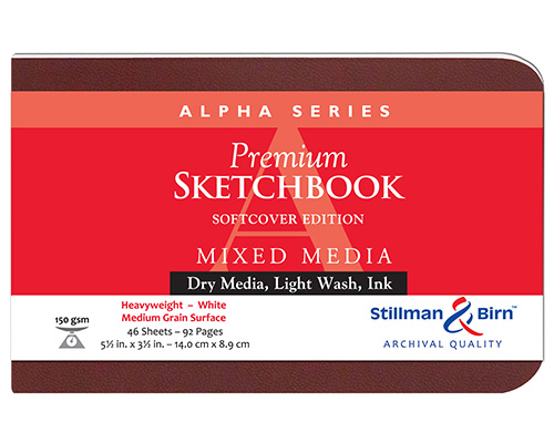 Stillman & Birn Alpha Series Softcover Sketchbook - 5.5 x 3.5 in. 