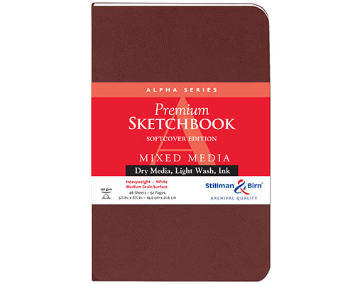 Stillman & Birn Alpha Series Softcover Sketchbook - 5.5 x 8.5 in. 