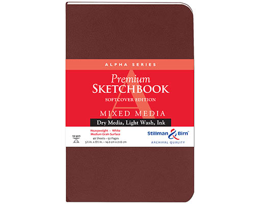 Stillman & Birn Alpha Series Hardbound 5.5 x 8.5 Sketchbook