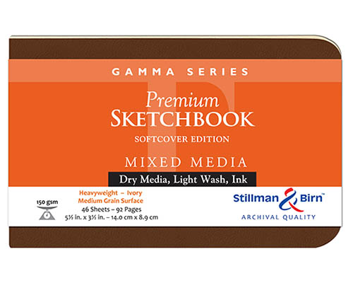 Stillman & Birn Gamma Series Softcover Sketchbook - 5.5 x 3.5 in. 