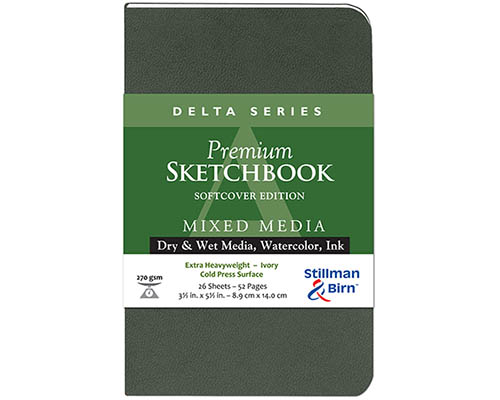 Stillman & Birn Delta Series Softcover Sketchbook - - 3.5 x 5.5 in. 