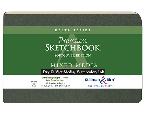 Stillman & Birn Delta Series Mixed Media Softcover Sketchbook 3.5x5.5