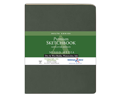 Stillman & Birn Delta Series Softcover Sketchbook - 8 x 10 in. 