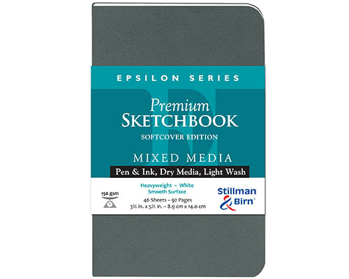 Stillman & Birn Epsilon Series Softcover Sketchbook - - 3.5 x 5.5 in. 