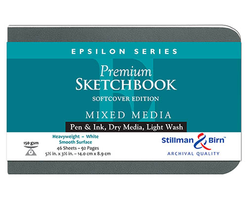 Stillman & Birn Epsilon Series Softcover Sketchbook - 5.5 x 3.5 in. 