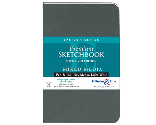 Stillman & Birn Zeta Series Hardbound Sketchbook, 5.5 x 8.5