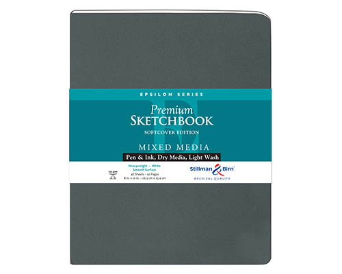 Stillman & Birn Epsilon Series Softcover Sketchbook - 8 x 10 in. 