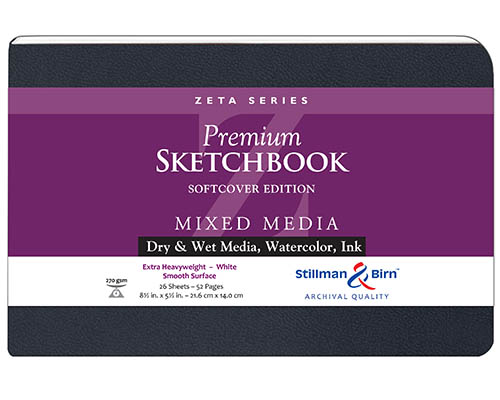 Stillman and Birn Premium Beta Wirebound Sketchbook - 7x7 (25-Sheets)