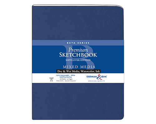 Stillman & Birn Beta Series Softcover Sketchbook - 8 x 10 in. 