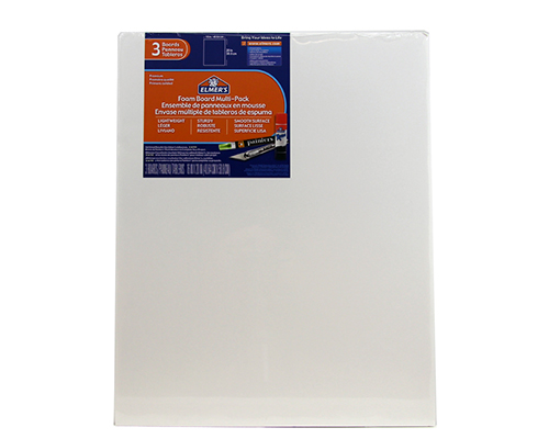 Foamboard White 3 Pack 3/16" Depth 16"x20"