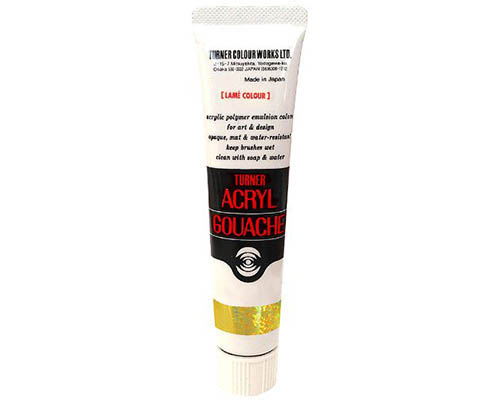 Turner Acryl Gouache  Lamé Yellow Opal, 40ml