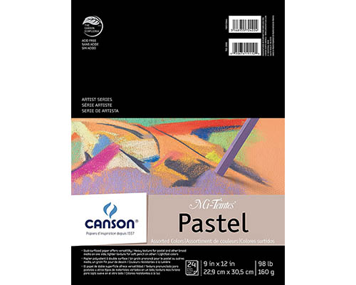 Canson Mi Teintes Pad 24 Sheets 9"x12"