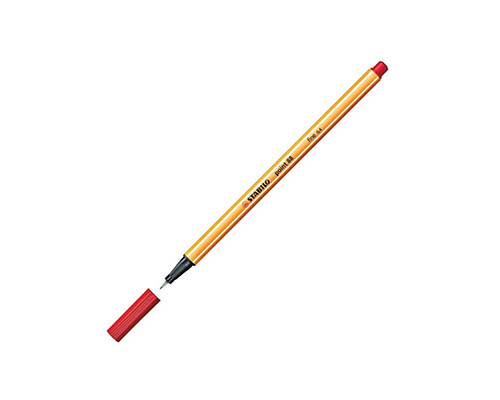 Stabilo 88 Point Pen Red