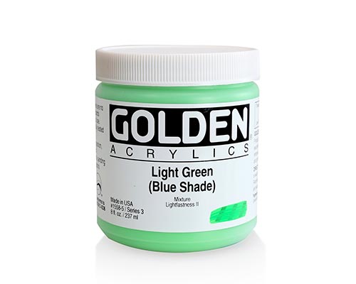 Golden Heavy Body Light Green - Blue Shade - 8oz