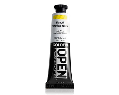 Golden OPEN Acrylics - Bismuth Vanadate Yellow - 2oz