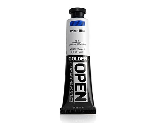 Golden OPEN Acrylics - Cobalt Blue - 2oz