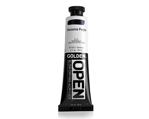 Golden OPEN Acrylics - Dioxazine Purple - 2oz