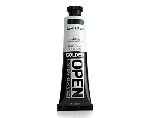 Golden OPEN Acrylics - Jenkins Green - 2oz