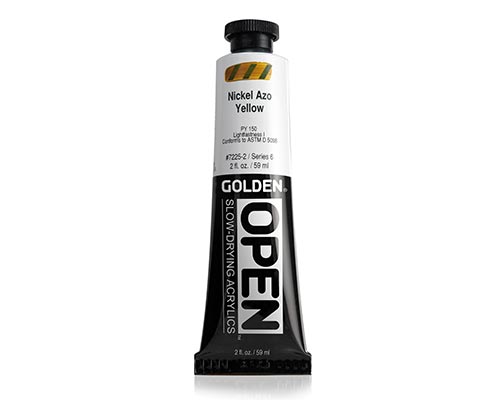Golden OPEN Acrylics - Nickle Azo Yellow - 2oz