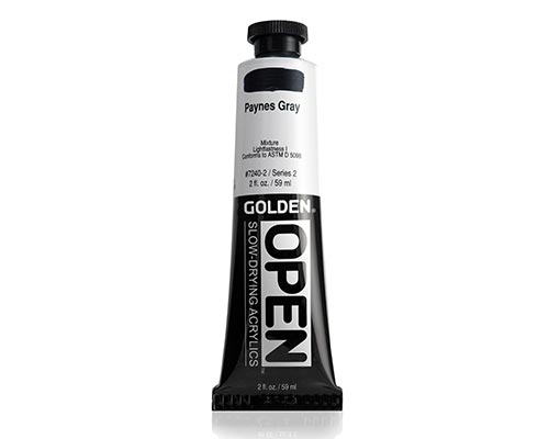 Golden OPEN Acrylics - Paynes Gray - 2oz