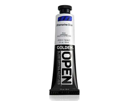 Golden OPEN Acrylics - Ultramarine Blue - 2oz