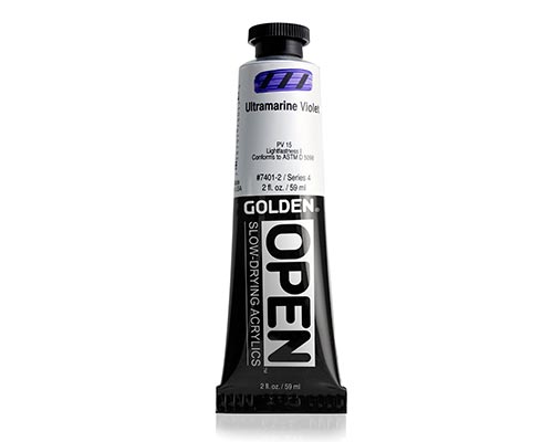 Golden OPEN Acrylics - Ultramarine Violet - 2oz