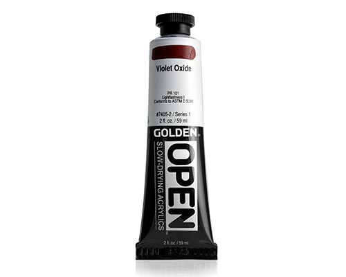 Golden OPEN Acrylics - Violet Oxide - 2oz
