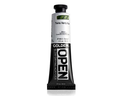 Golden OPEN Acrylics - Terre Verte Hue - 2oz