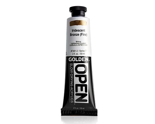 Golden OPEN Acrylics - Iridescent Bronze Fine - 2oz
