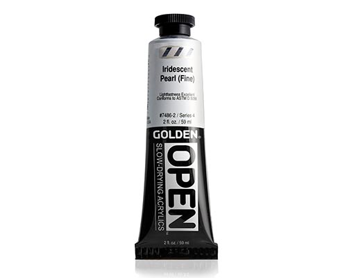 Golden OPEN Acrylics - Iridescent Pearl Fine - 2oz