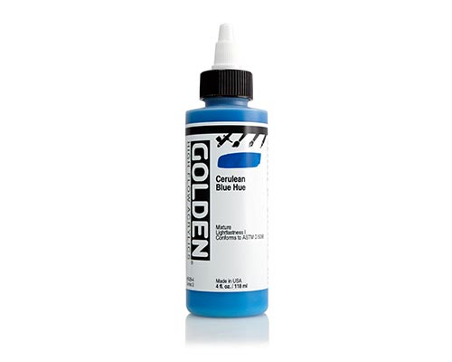 Golden High Flow Acrylics - Cerulean Blue Hue - 118 mL