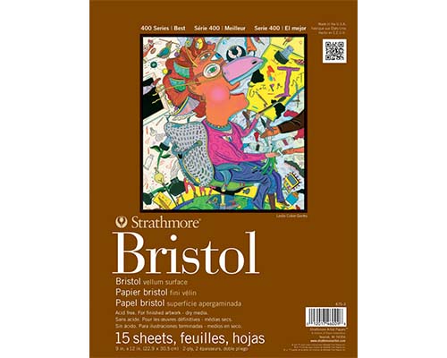 Strathmore 400 Series Bristol Vellum - 9 x 12 in.