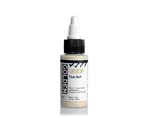 Golden High Flow Acrylics - Titan Buff - 30 mL 