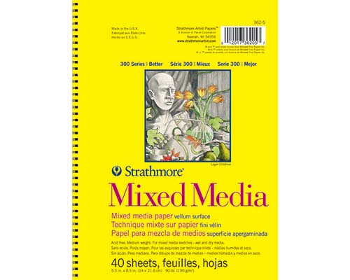 Strathmore Mixed Media 300 Sketchbook, 48 Blank Sheets -Brand New, Free  Shipping