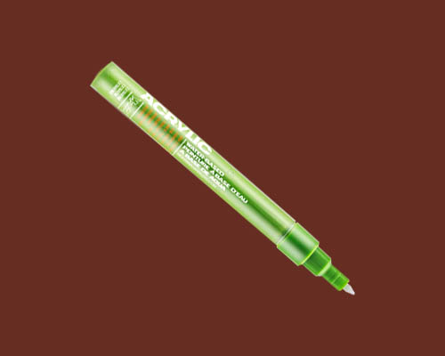 Montana Acrylic Marker - 0.7mm Extra Fine -  Shock Brown