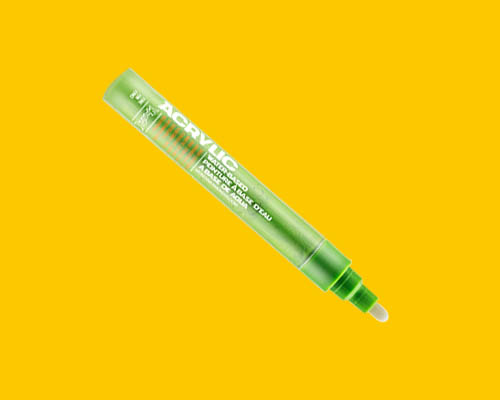 Montana Acrylic Marker - 2mm Fine - Shock Yellow