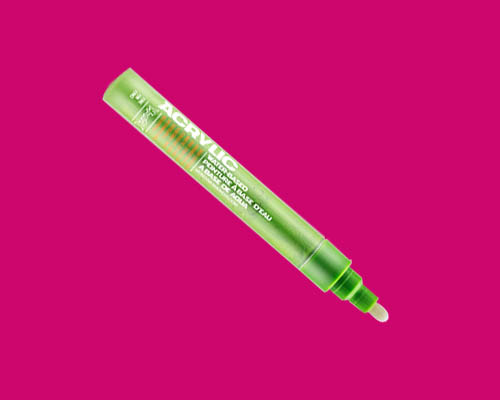 Montana Acrylic Marker - 2mm Fine - Shock Pink