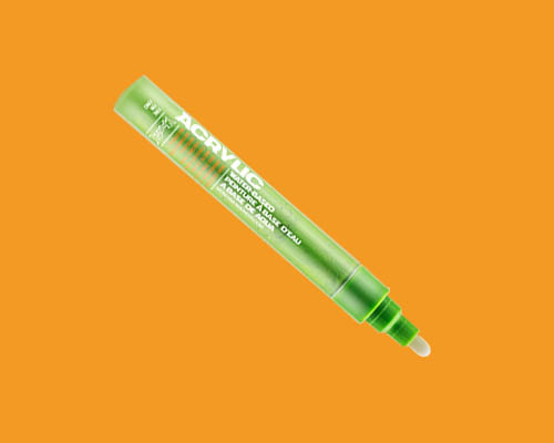 Montana Acrylic Marker - 2mm Fine - Power Orange