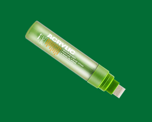 Montana Acrylic Marker - 15mm Standard - Shock Green Dark