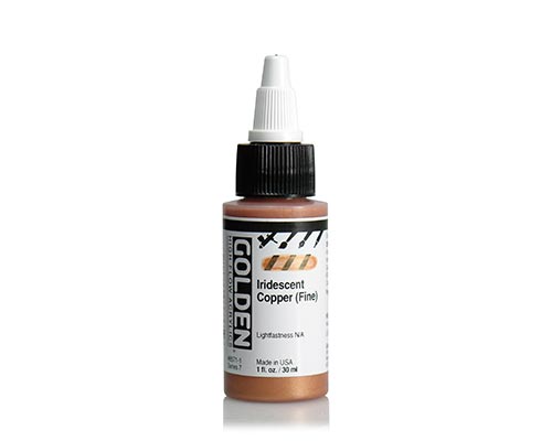 Golden High Flow Acrylics - Iridescent Copper (Fine) - 30 mL