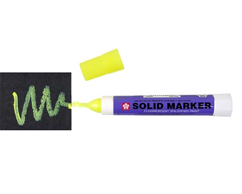 Sakura Solid Marker Fluorescent Lemon