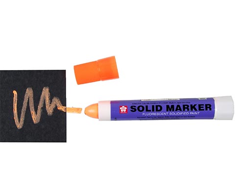 Sakura Solid Marker Fluorescent Orange