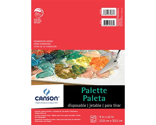 Canson Disposable Palette 9x12 40 Sh