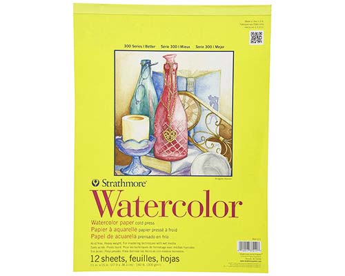 Strathmore 300 Series Watercolor Block - Cold Press - 11 x 15 in.