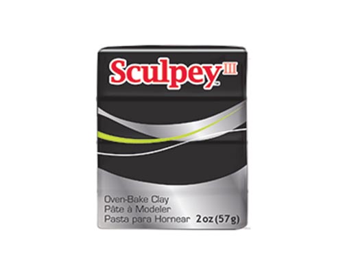 Sculpey 3 - Black - 2 oz