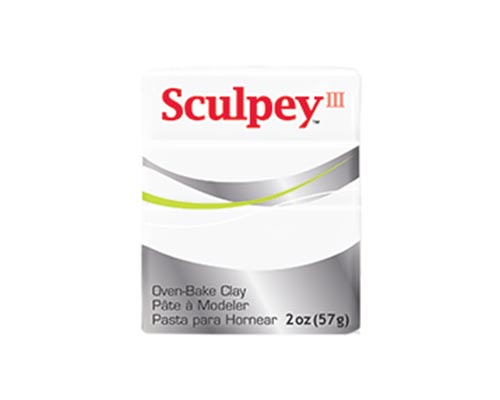 Sculpey 3 - White - 2 oz