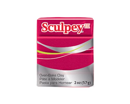 Sculpey 3 - Deep Red Pearl - 2 oz