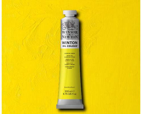 Winsor & Newton Winton Oil Colour - Cadmium Lemon - 200mL